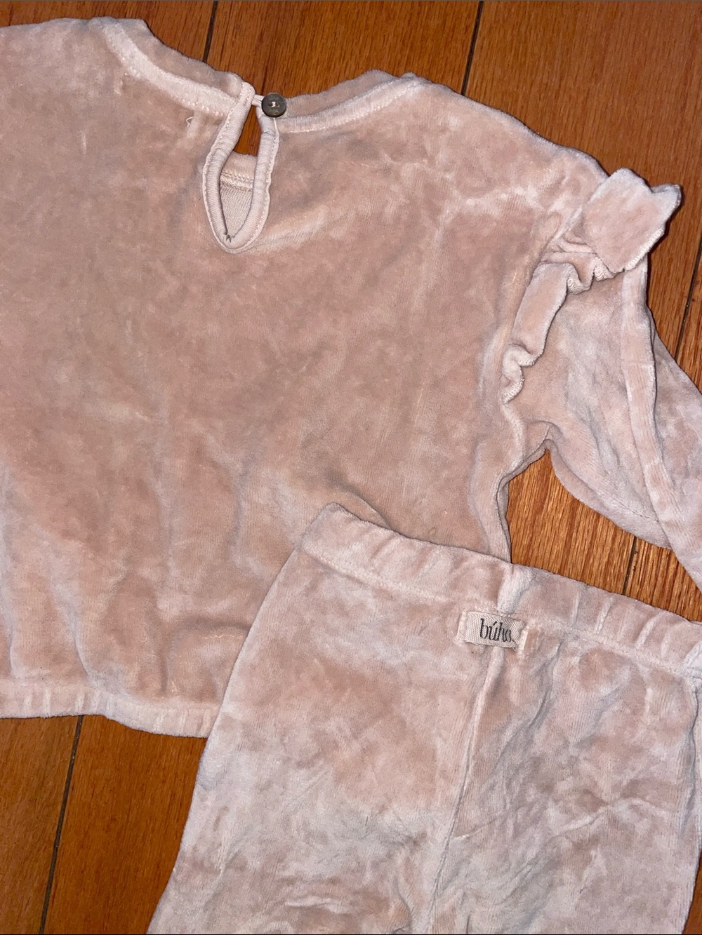 Velvet Two-Piece Matching Set - Picture 2 of 2